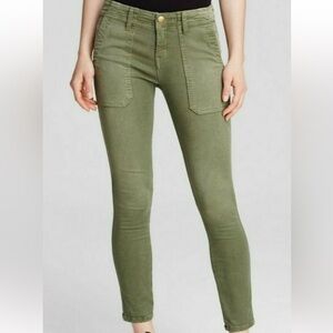 Current/Elliott Olive Green Skinny Jeans